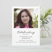 Celebration of Life Photo Order of Service Programmakaart (Staand voorkant)