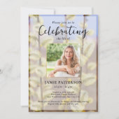 Celebration of Life Photo, Pussy Willows Funeral Kaart (Voorkant)