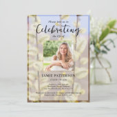 Celebration of Life Photo, Pussy Willows Funeral Kaart (Staand voorkant)