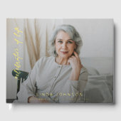 Celebration of Life Remembrance Photo Funeral  Gastenboek (Voorkant)