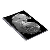 Celebration of Life Rose Funeral Guest Book 3 Notitieboek (Rechterzijde)