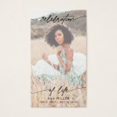 Celebration of Life Script Memorial Cross Prayer Visitekaartje (Voorkant)