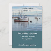 Celebration of Life Service  Commercial Fisherman Kaart (Voorkant)
