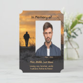 Celebration of Life Service  Hunter Hunting Game  Kaart (Staand voorkant)