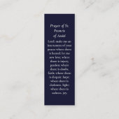 Celebration of Life Sympathie Foto Gebed Kaart Contactkaartje (Achterkant)