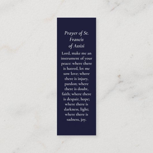 Celebration of Life Sympathie Foto Gebed Kaart Contactkaartje (Achterkant)