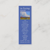 Celebration of Life Sympathie Schilderen Gebed Kaa Contactkaartje (Voorkant)