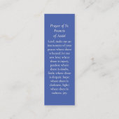 Celebration of Life Sympathie Schilderen Gebed Kaa Contactkaartje (Achterkant)
