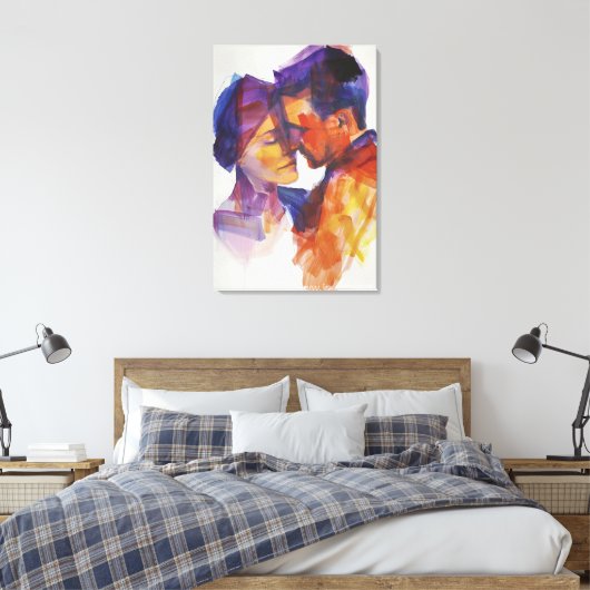 Celebration of Love 2 Canvas Afdruk (Insitu (Slaapkamer))