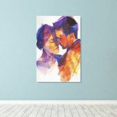 Celebration of Love 2 Canvas Afdruk (Insitu (Houten vloer))