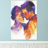 Celebration of Love 2 Canvas Afdruk (Insitu (Houten vloer))