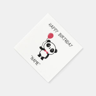 Celebration Panda Beer Paper Napkins Servetten