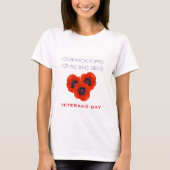 Celebration Poppies T-Shirt (Voorkant)