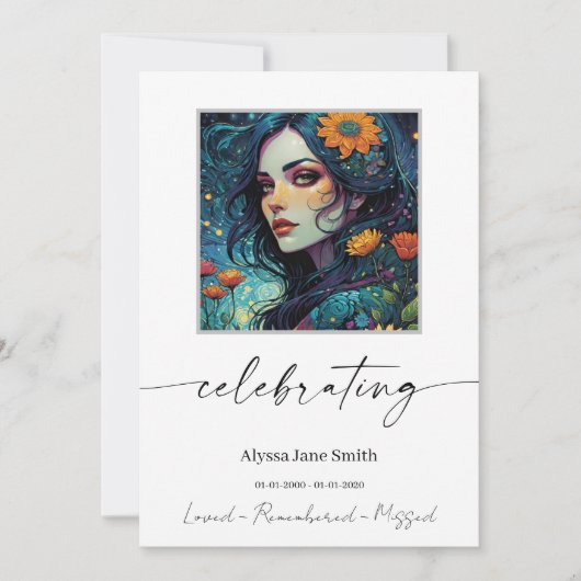 Celebration Program Kaart (Voorkant)