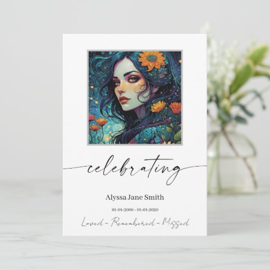 Celebration Program Kaart (Staand voorkant)