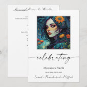 Celebration Program Kaart (Voorkant / Achterkant)