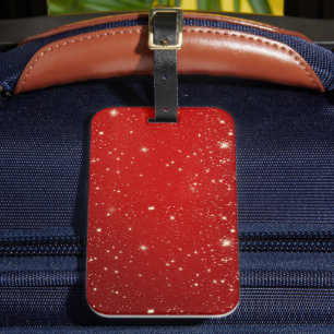 Celebration Red Bagagelabel