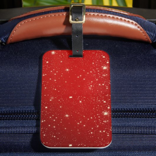 Celebration Red Bagagelabel (Voorkant Insitu 2)