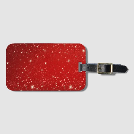 Celebration Red Bagagelabel (Voorkant (horizontaal))