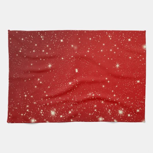 Celebration red theedoek (Horizontaal)
