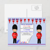Celebration Royal Baby Prince Louis van Cambridge Uitnodiging Briefkaart (Voorkant / Achterkant)