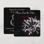 Celebration Save-the-date red/white/blue Save The Date (Voorkant / Achterkant)