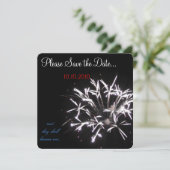 Celebration Save-the-date red/white/blue Save The Date (Staand voorkant)