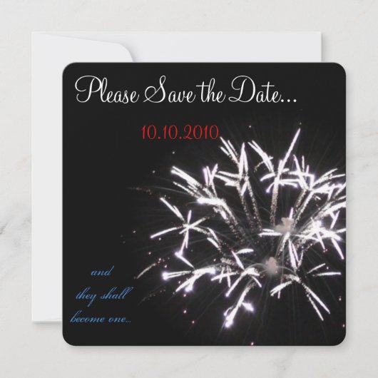 Celebration Save-the-date red/white/blue Save The Date (Voorkant)