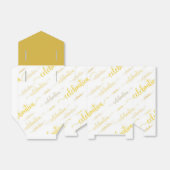 Celebration script patroon gunst Box Bedankdoosjes (Uitgevouwen)
