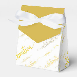 Celebration script patroon gunst Box Bedankdoosjes