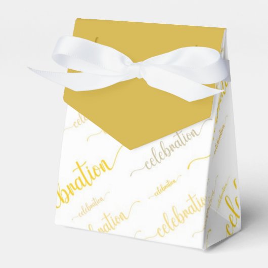 Celebration script patroon gunst Box Bedankdoosjes (Voorkant Zijde)