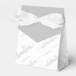 Celebration script patroon gunst Box Bedankdoosjes