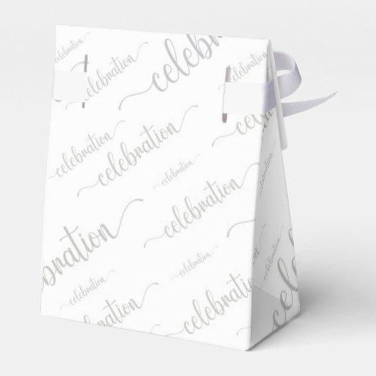 Celebration script patroon gunst Box Bedankdoosjes (Achterkant)