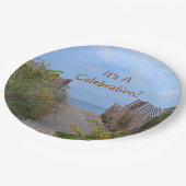 Celebration Seashore Borden Papieren Bordje (Gekanteld)