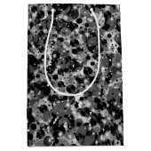 Celebration Stip-19-Black GIFT BAG M Medium Cadeauzakje (Voorkant)