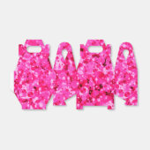 Celebration Stip-9-Hot Pink Bedankdoosjes (Uitgevouwen)