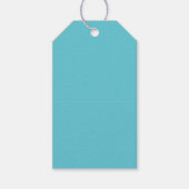 Celebration Turquoise Gift Label Cadeaulabel (Voorkant)