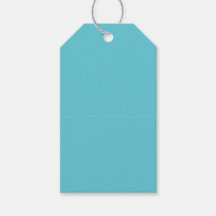 Celebration Turquoise Gift Label