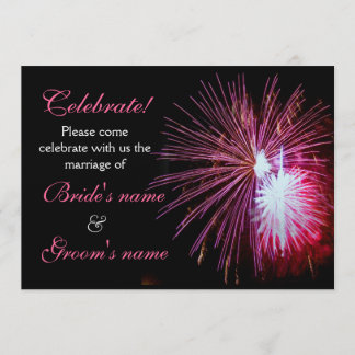 Celebration Wedding Pink 2 Kaart