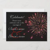 Celebration Wedding Red Kaart (Voorkant)