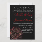 Celebration Wedding Red Kaart (Achterkant)