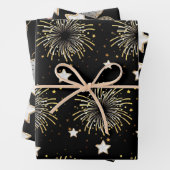 Celebration Wit Zwart Inpakpapier Vel (In situ)