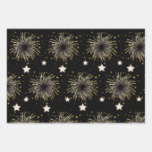 Celebration Wit Zwart Inpakpapier Vel (Voorkant)