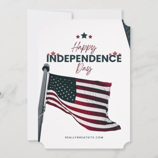 #CelebrationHappyIndependenceDayFlatHolidayCard Feestdagenkaart (Voorkant)