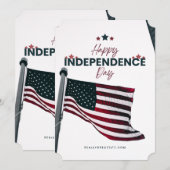 #CelebrationHappyIndependenceDayFlatHolidayCard Feestdagenkaart (Voorkant / Achterkant)