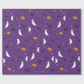 Celebrations Street - Halloween (paars) Cadeaupapier (Vlak)