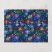 Celebratory Fireworks Briefkaart (Voorkant)