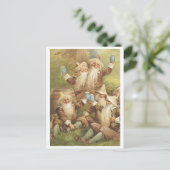 Celebratory Gnomen Briefkaart (Staand voorkant)