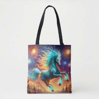 Celebratory Horse Tote Bag