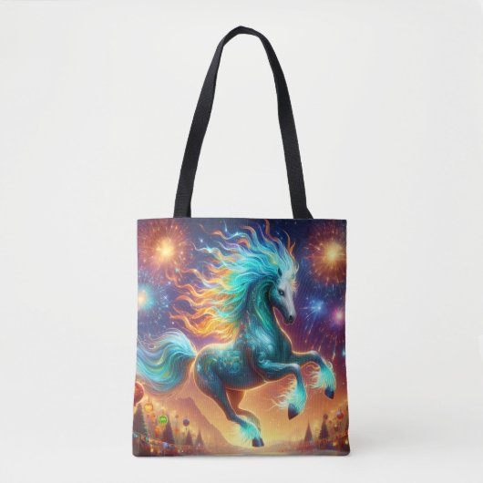 Celebratory Horse Tote Bag (Voorkant)